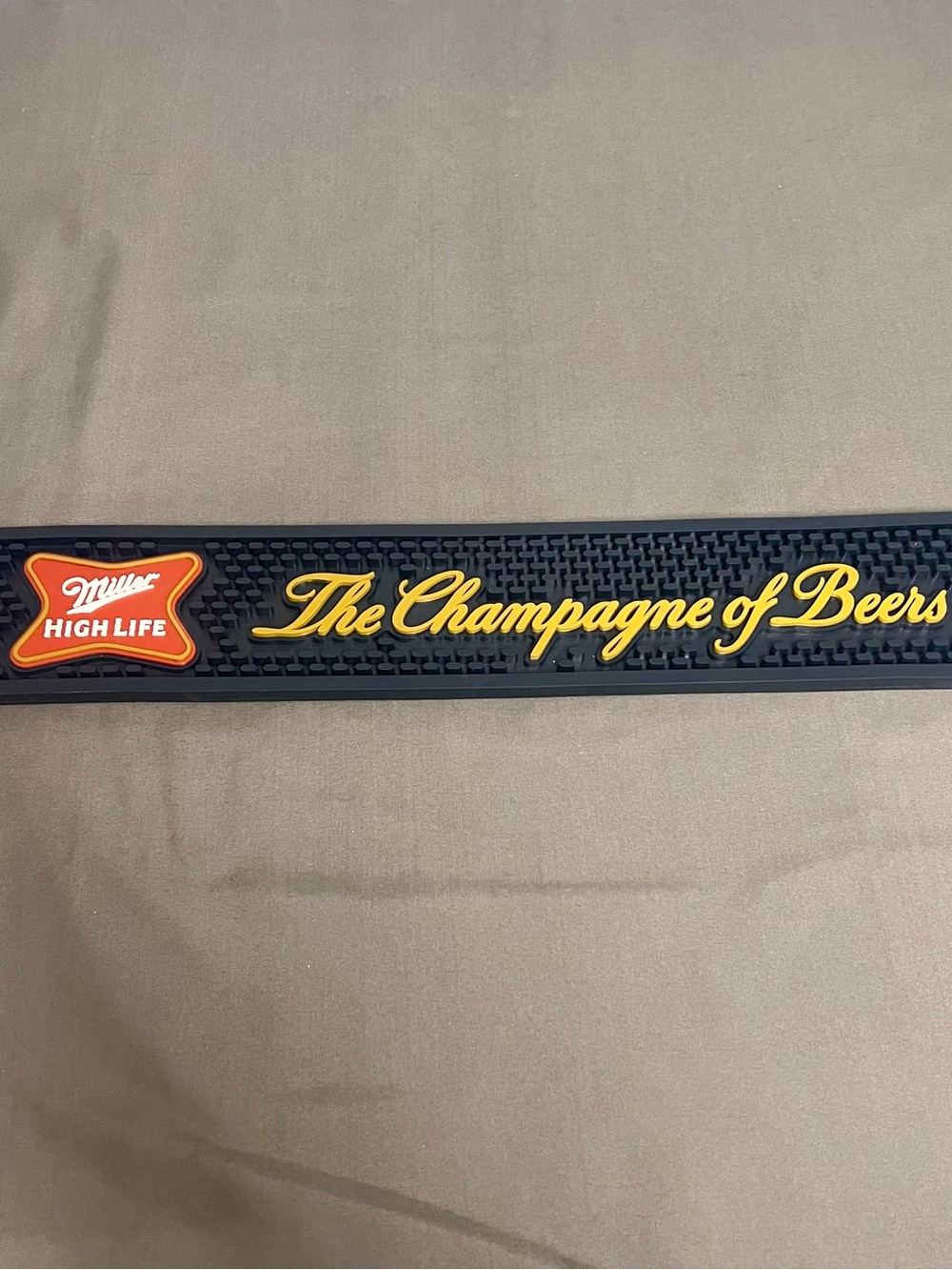 Official Miller High Life Rubber Bar Rail Mat Runner The Champagne Of Beers